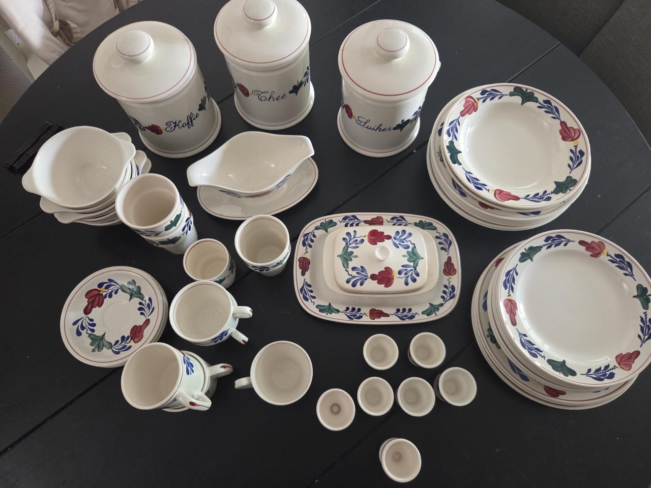 Boerenbont servies