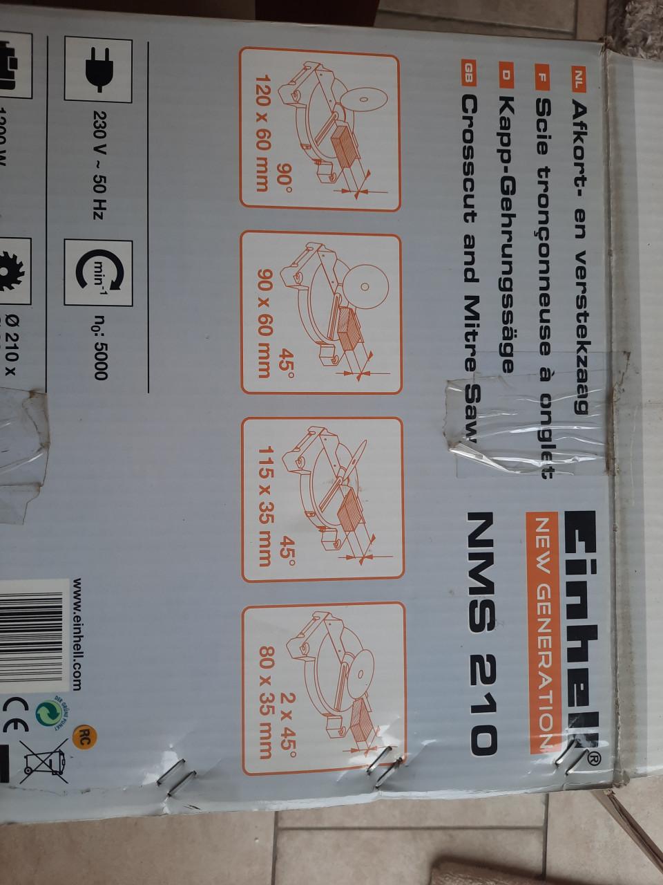 Afkortzaag verstekzaag Einhell zo goed als nieuw