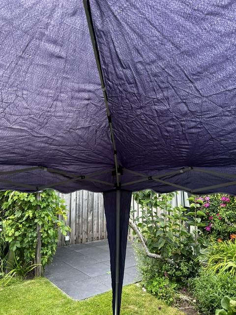 Partytent blauw