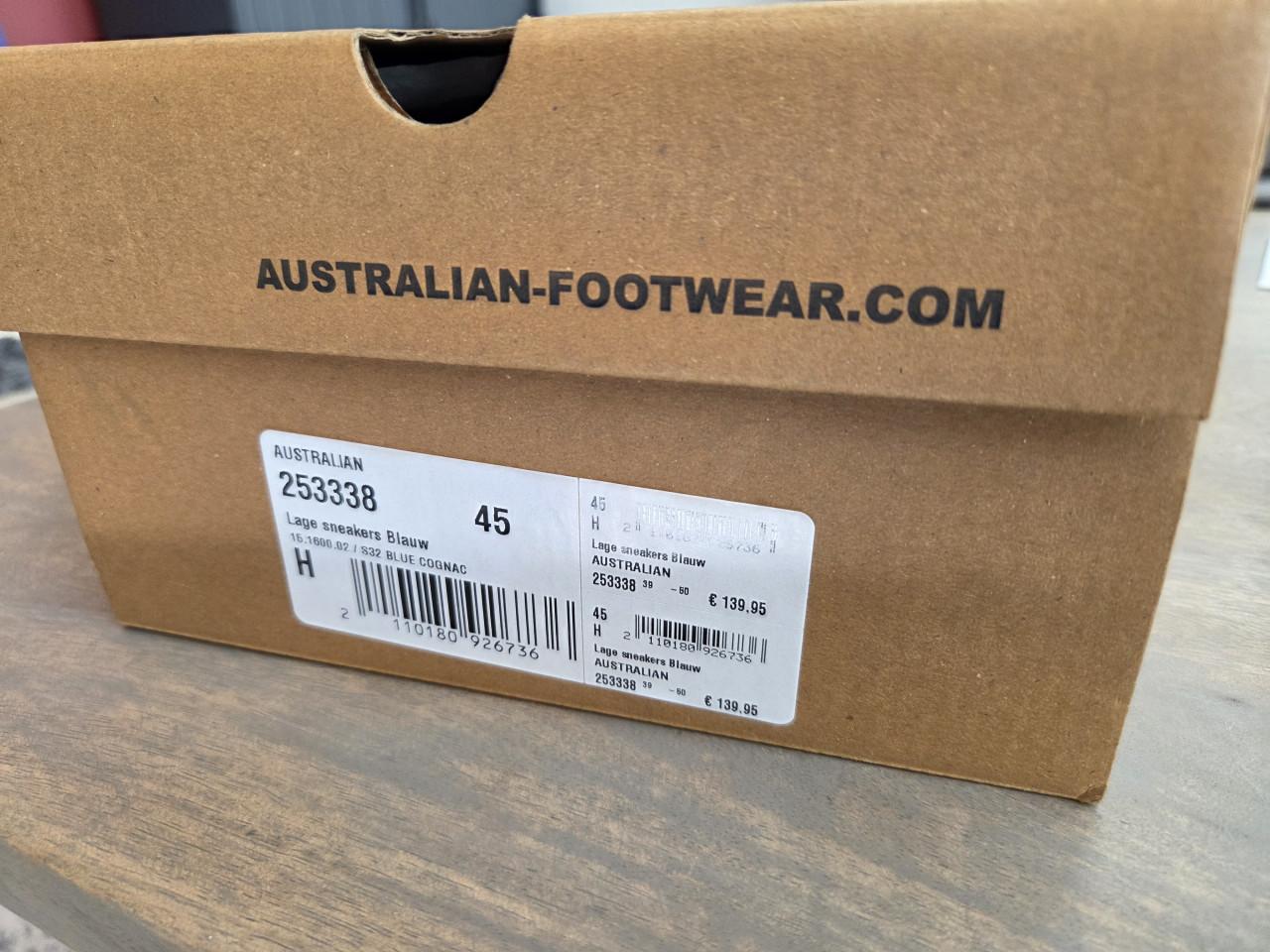 Blauwe Australian sneakers