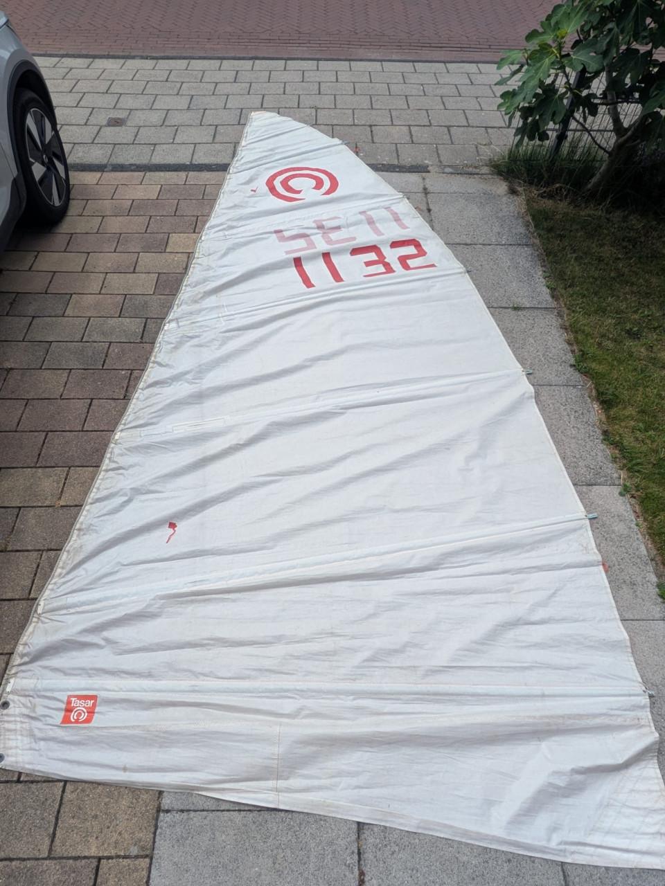 Tasar, open zeilboot, 2 persoonszeilboot op trailer, BIEDEN