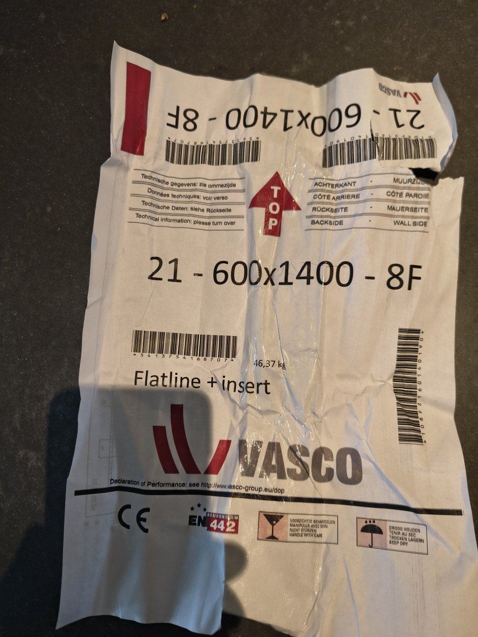 Vasco Flatline 21 radiator