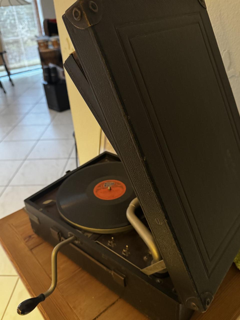 Antieke grammofoon