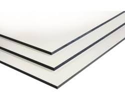 HPL Plaat Trespa Plaat 6 mm dik Antraciet - Wit - Creme.