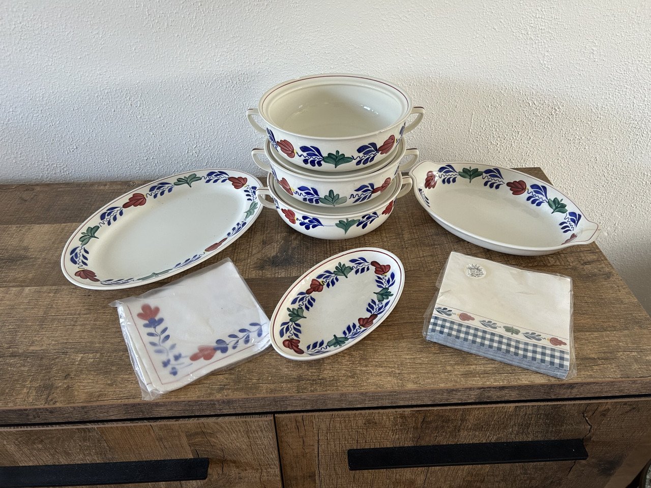 Boerenbont servies