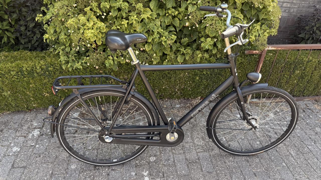 Stadsfiets, Cortina U1 pure, 28 inch, zwart