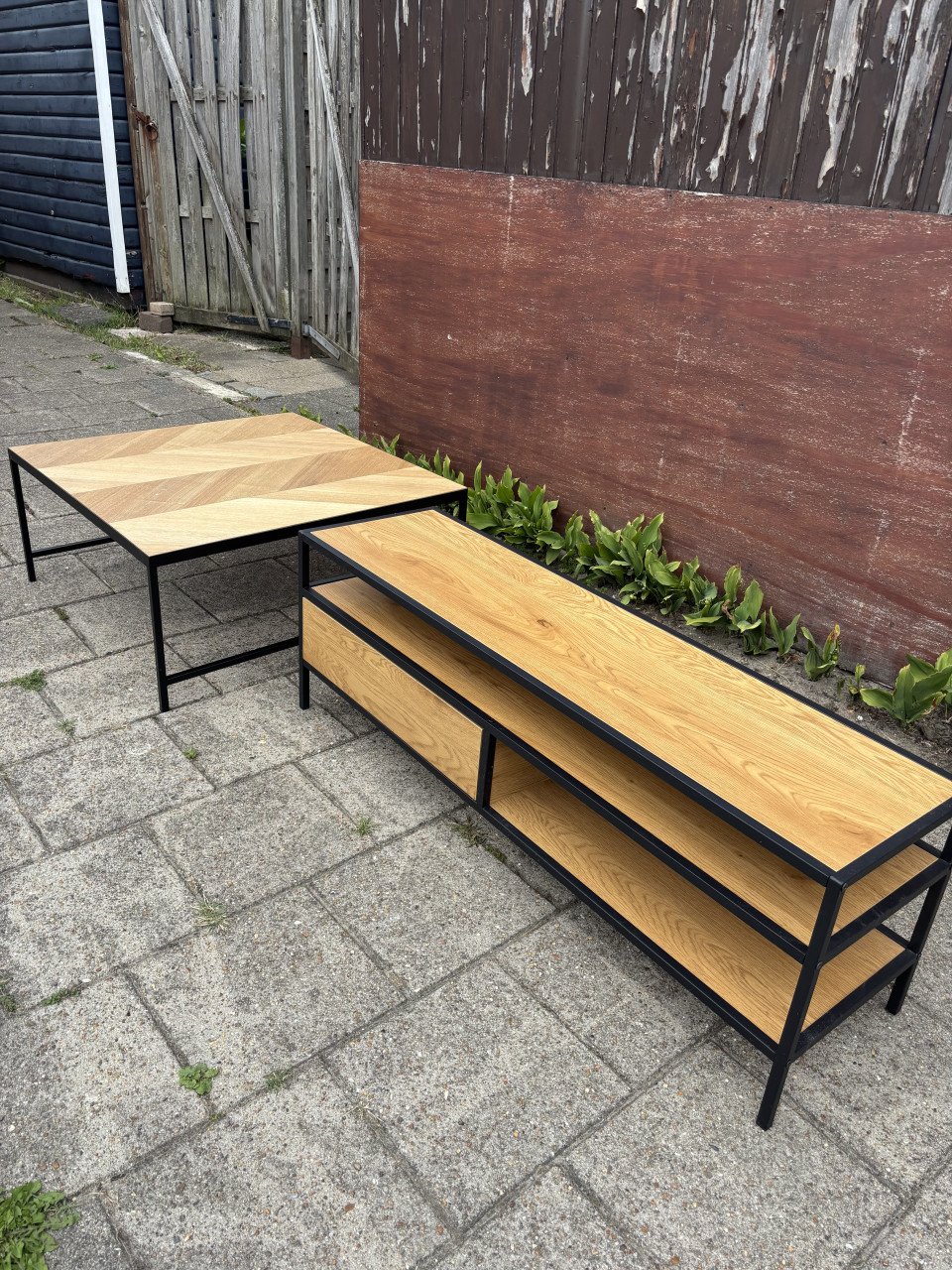 Salontafel en tv meubel