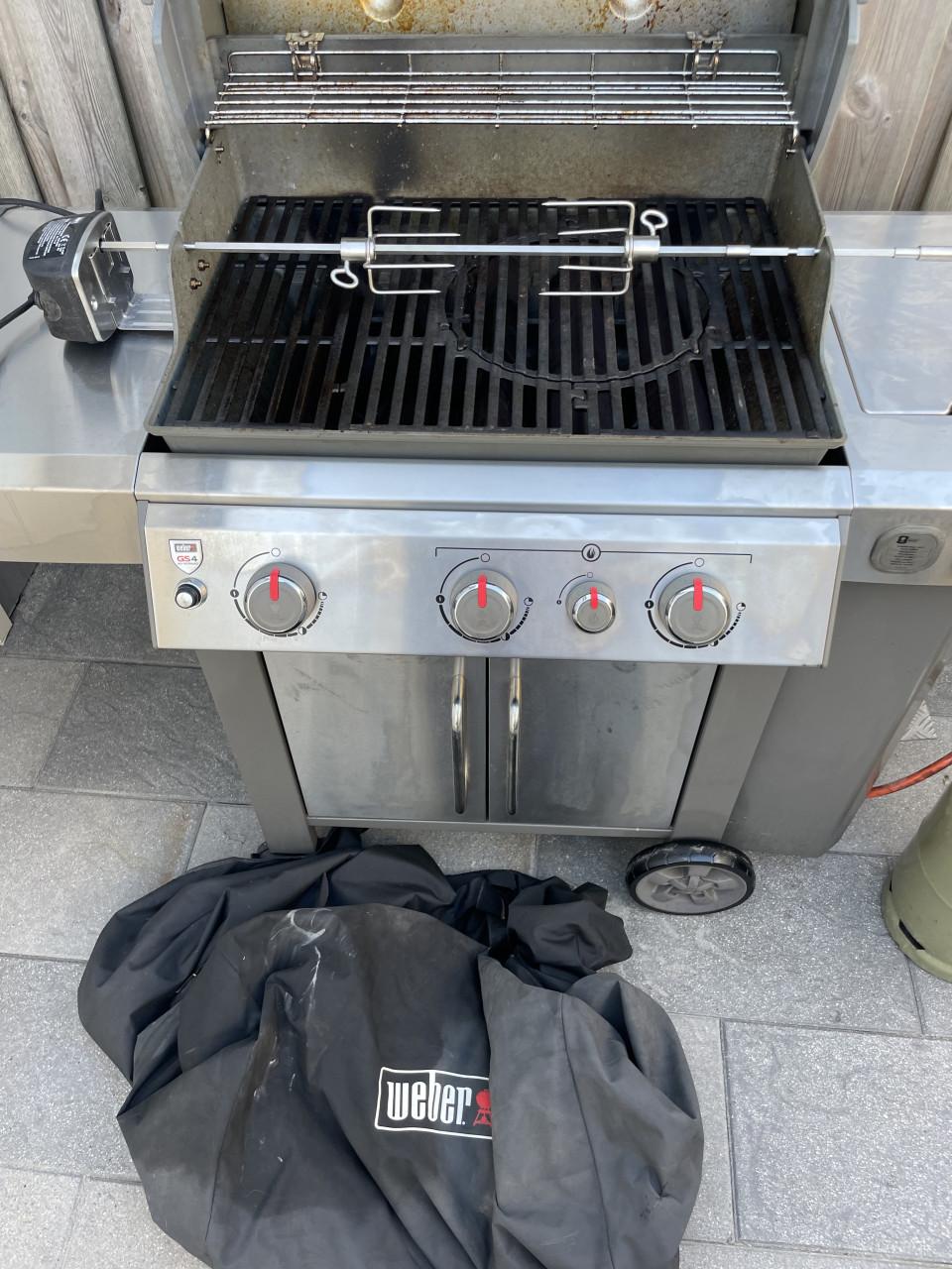 Weber GS4 Hicht Performanche ,met spit en smart grill hub