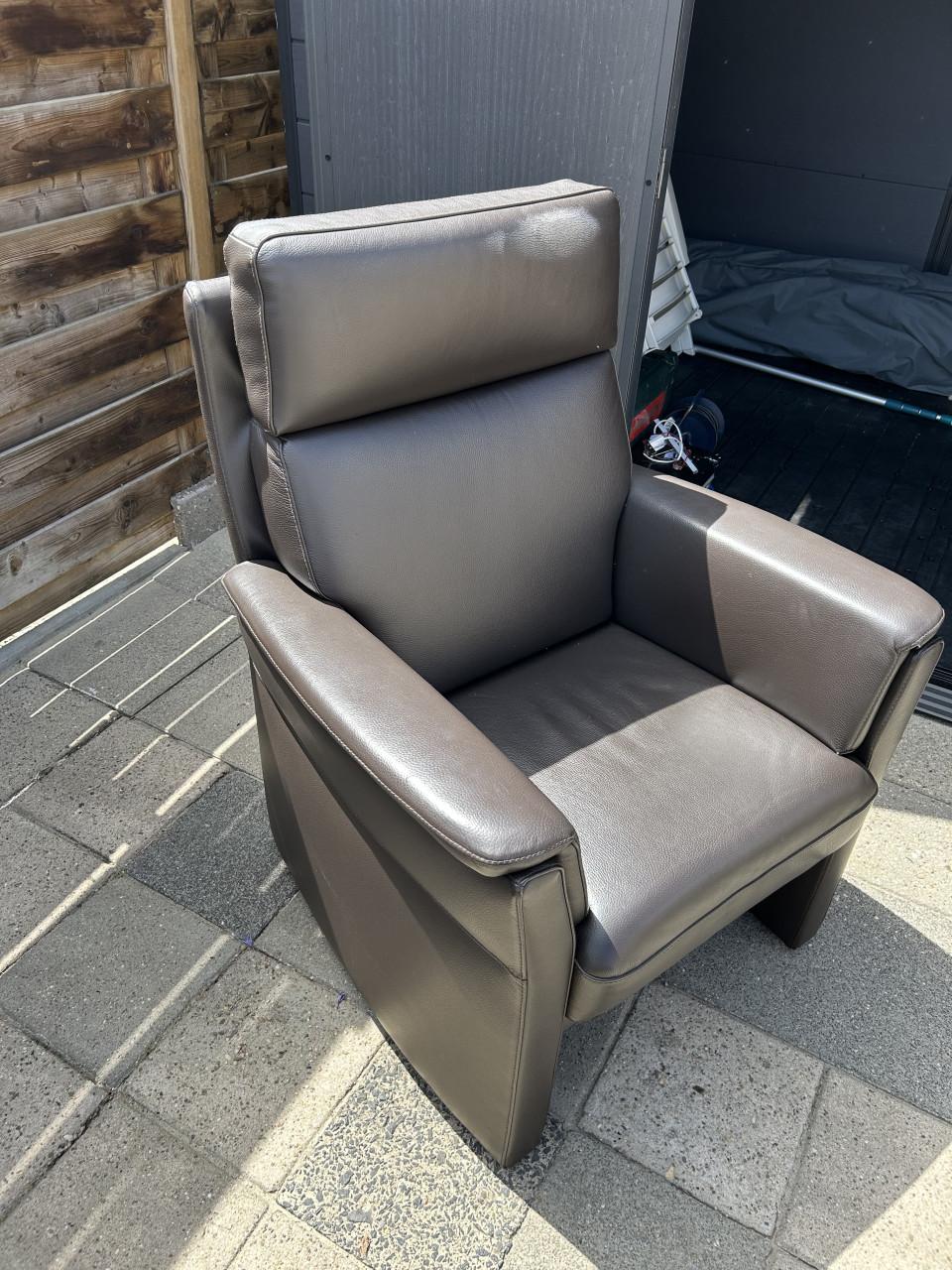 Luxe leren stoel