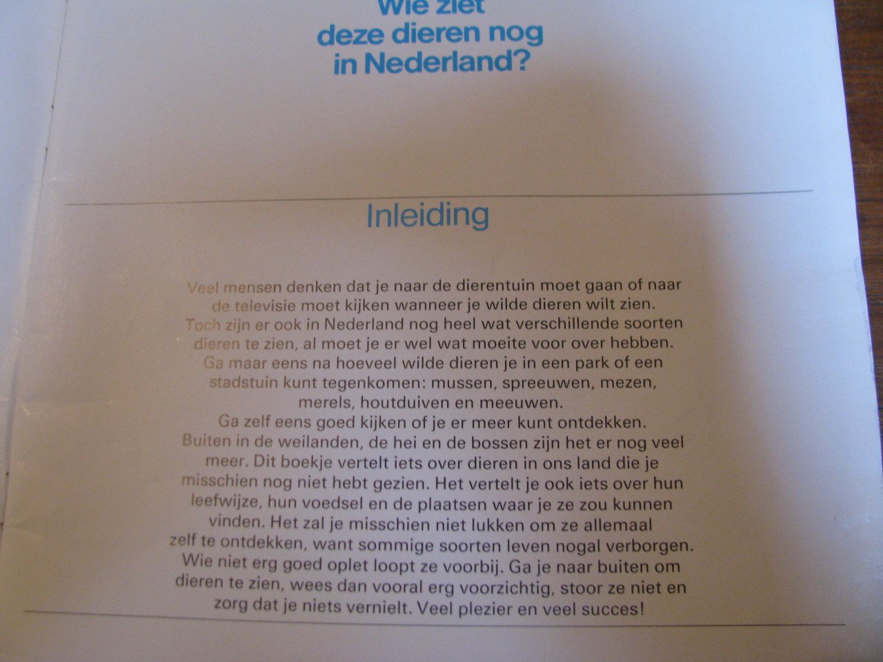 Boekjes van de natuur.