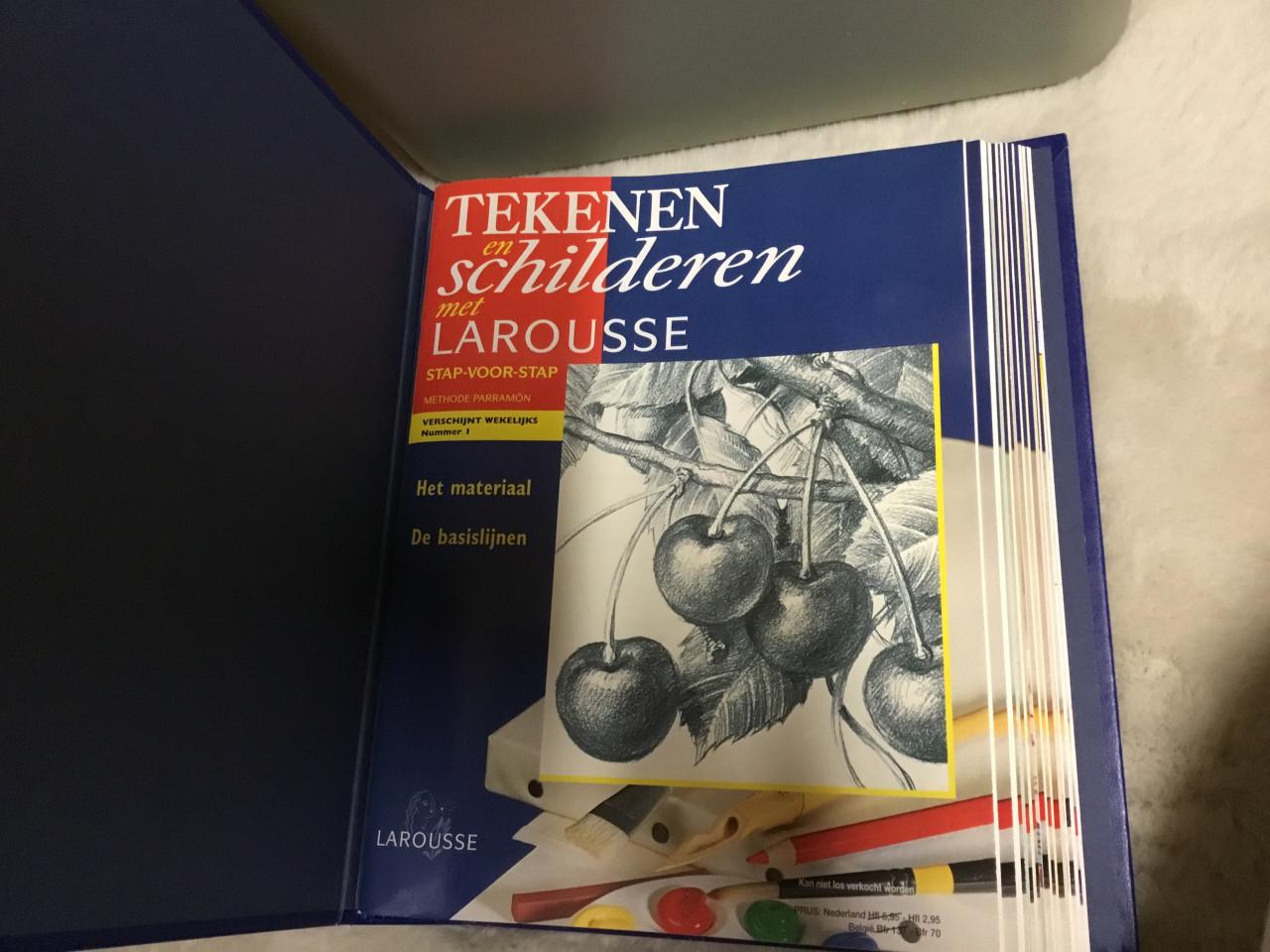 Cursus tekenen en schilderen larousse 1t/m7 en extra