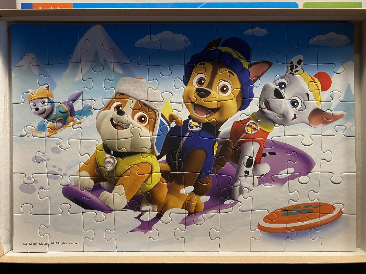 Puzzel 2 in 1 paw Patrol