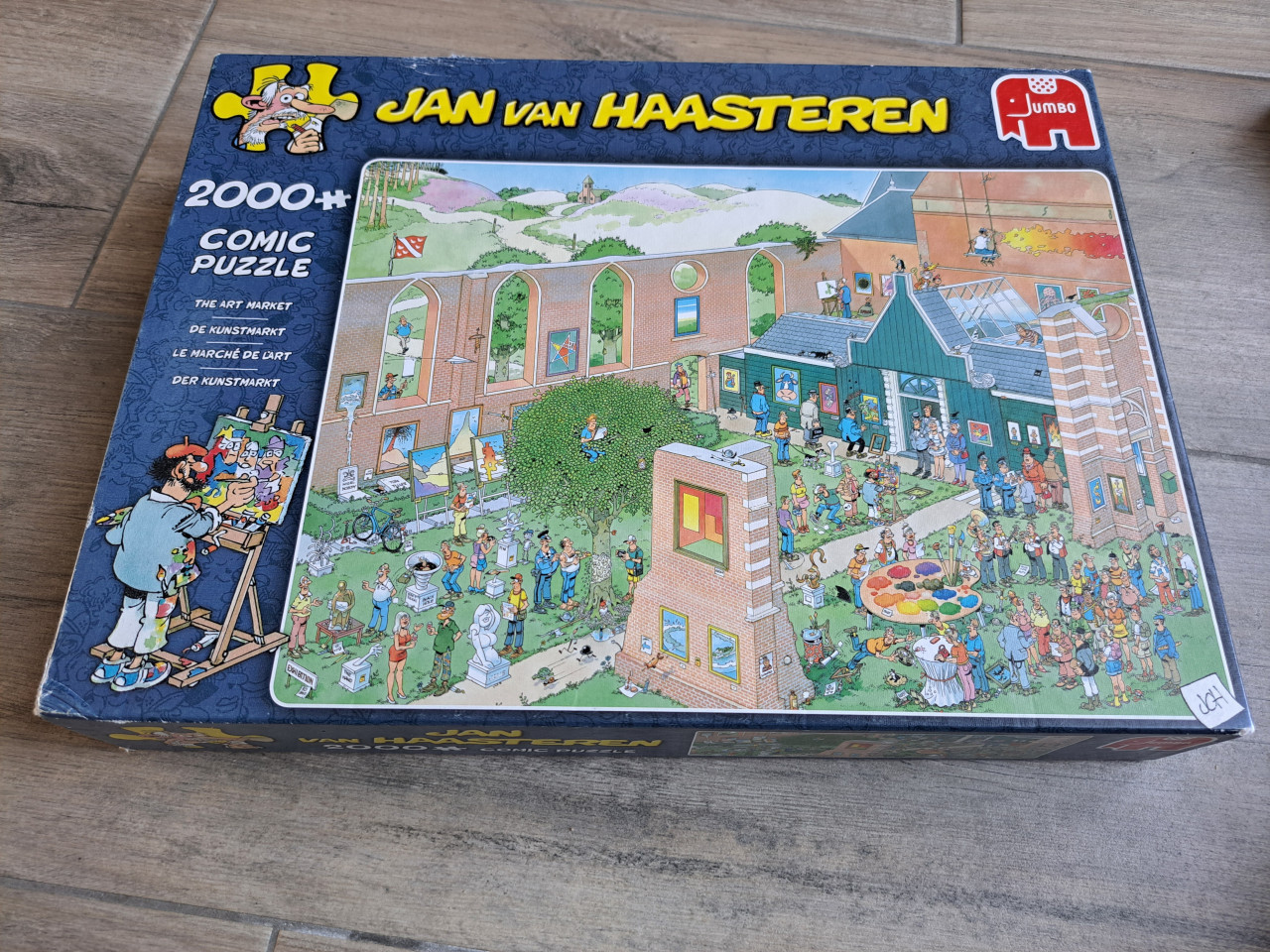 Puzzel Jan van Haasteren 2000 stukjes De Kunstmarkt