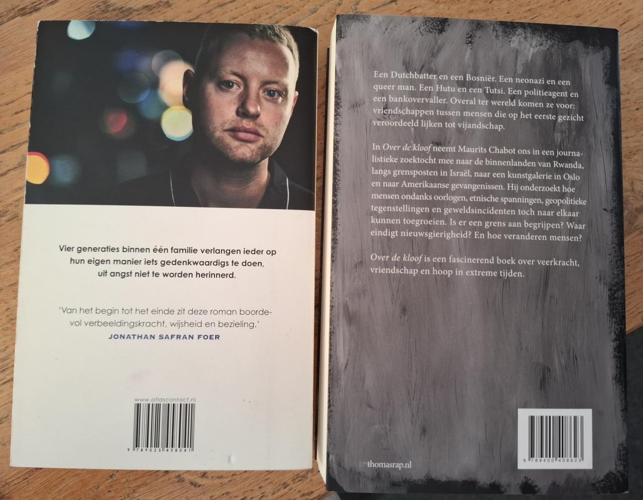 De slaap die geen uren kent (S. Chabot), en Over de kloof (M. Chabot)