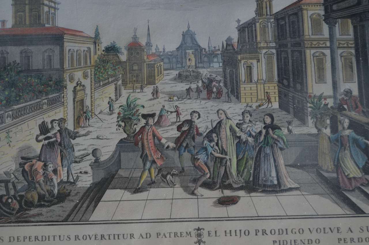 6 Prachtige Opticaprenten laat 18e eeuws (2)