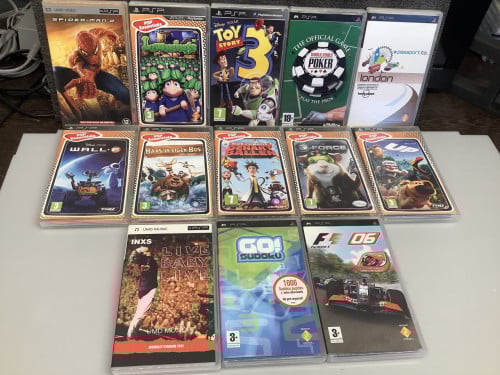 Sony PSP spellen aangeboden, zie de omschrijving a.u.b.