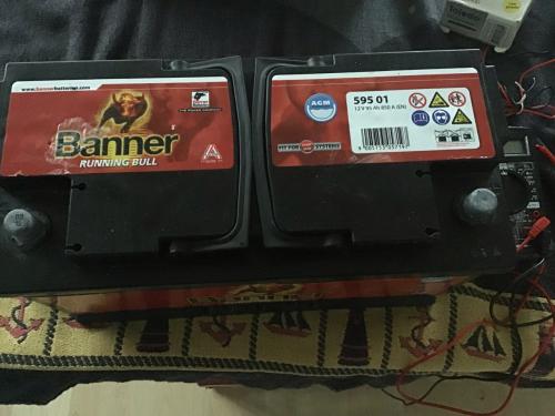 2 Huishoudaccus voor o.a camper