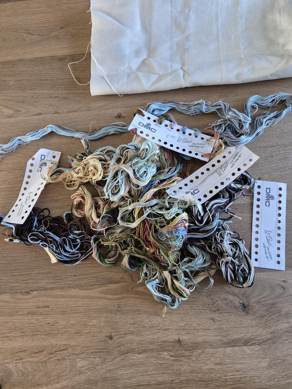 Borduurpakket de schelpenvisser