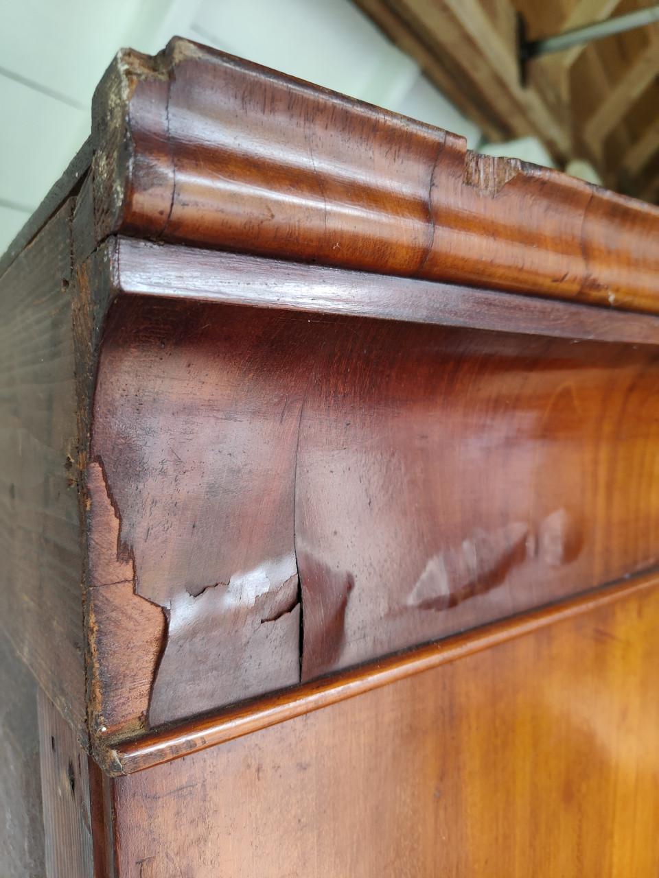 Antieke biedermeier kast