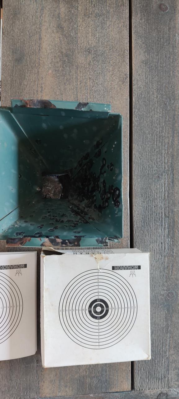 Schietkastje voor luchtbuks