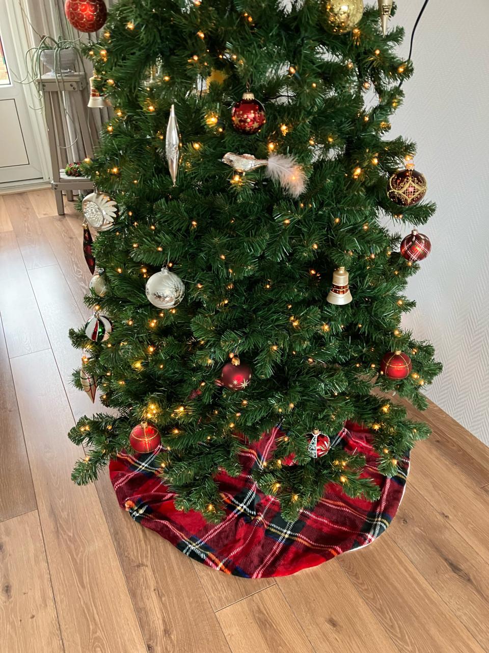 Kunst kerstboom 215cm met 400 lichtjes