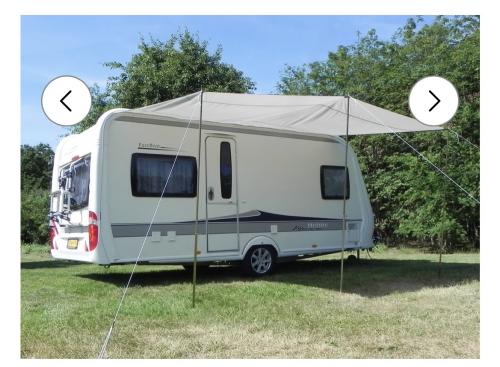 Caravanluifel 1x gebruikt 400x240