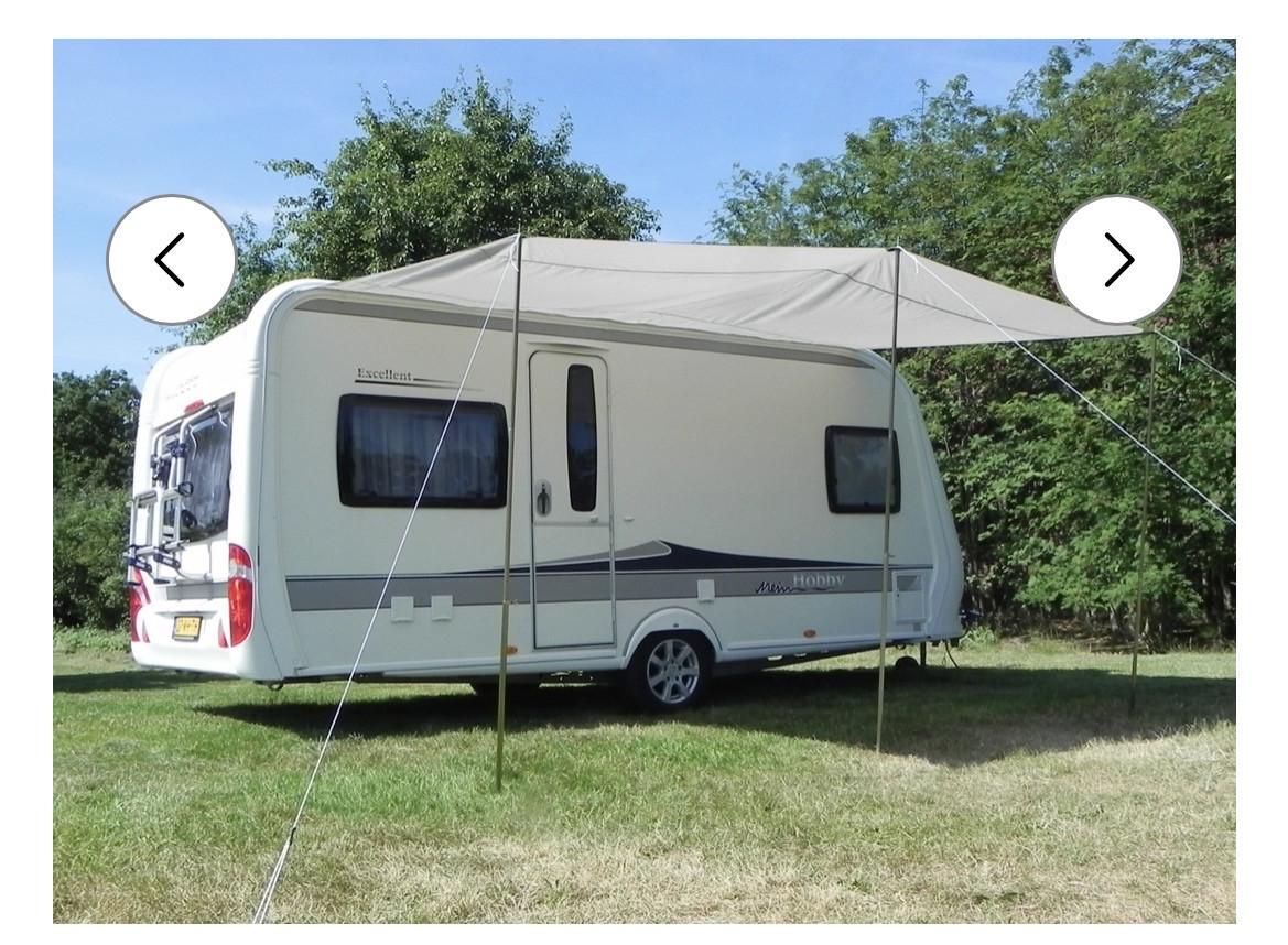 Caravanluifel 1x gebruikt 400x240