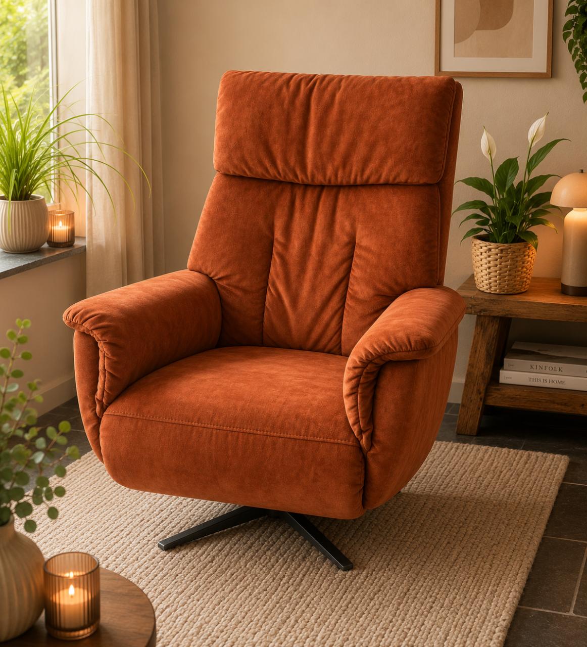 Mooie Prominent elektrisch bedienbare relax fauteuil, 3 motoren