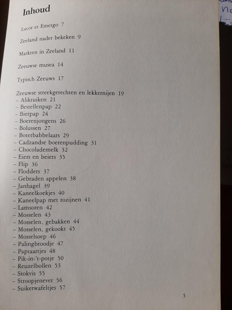Van mosselsoep en kaneelpap, Zeeuwse streekgerechten en wederwaardigheden