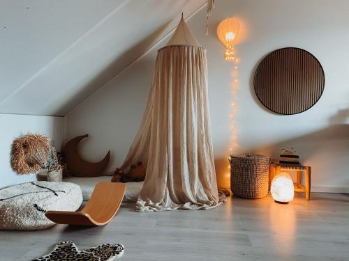 Jollein Vintage babyklamboe – kleur Nougat