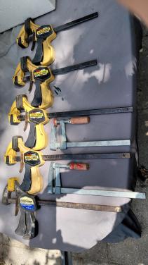 Snelspan lijmklemmen 5 stuks en 2 gewone lijmklemmettjes