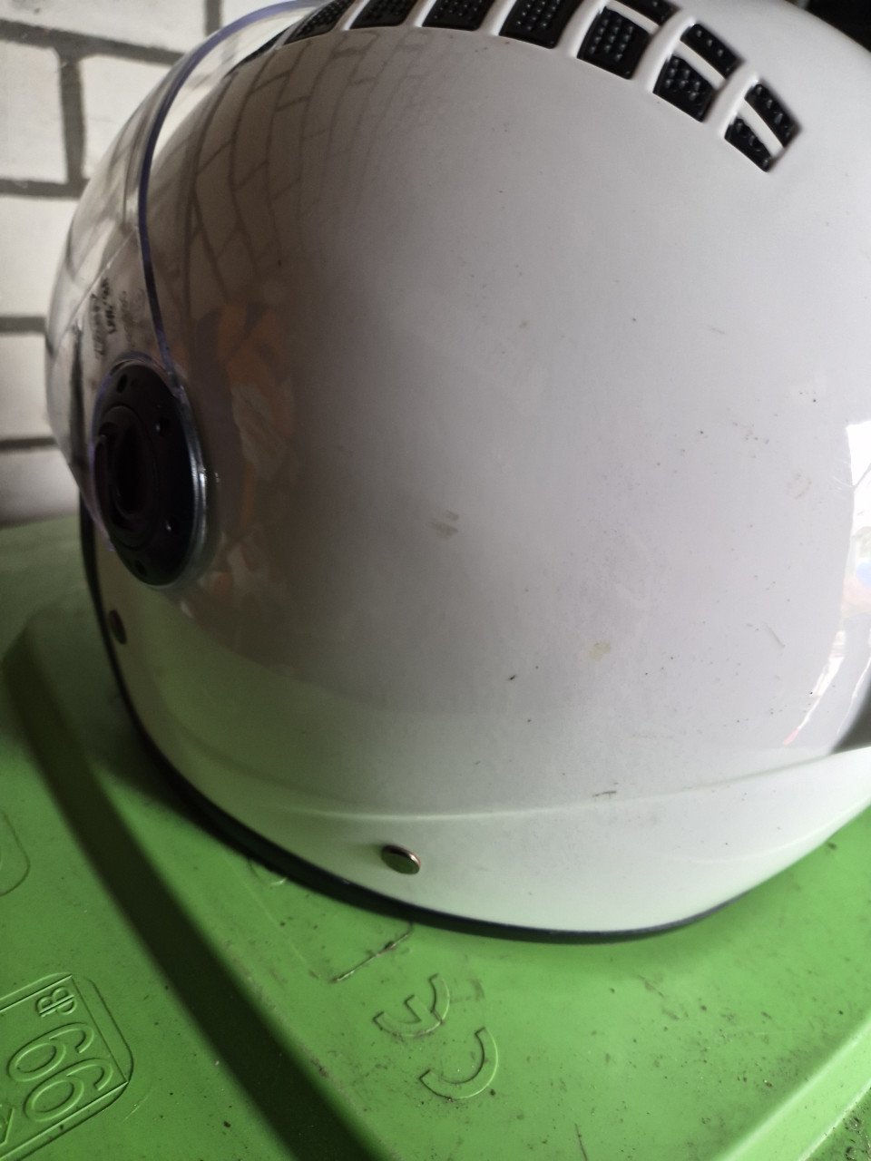 Scooterhelm wit