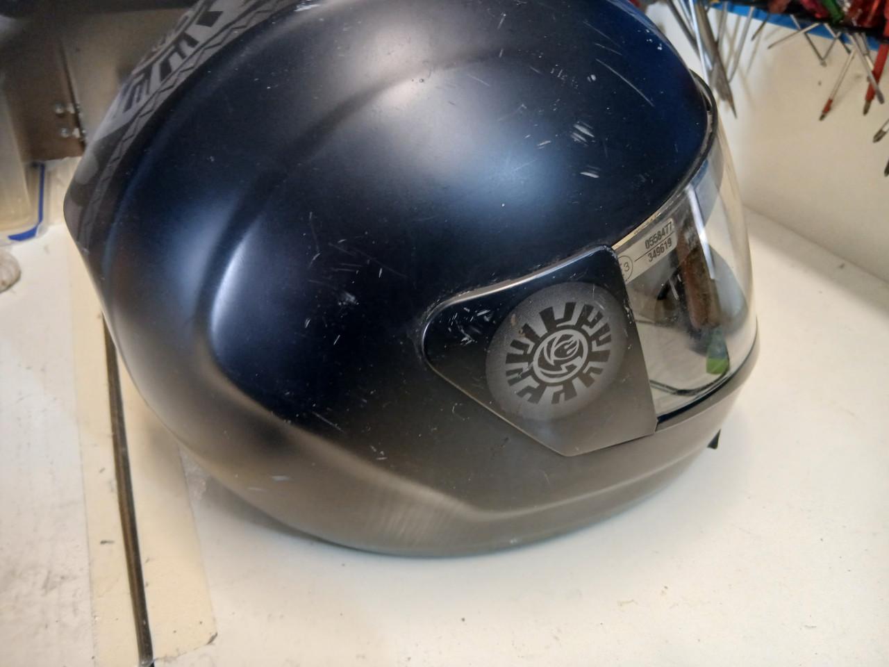 GREX brommer helm - Zwart met tribal print