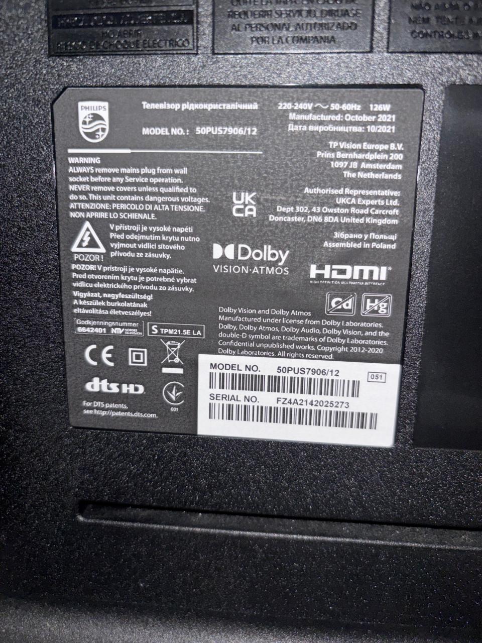 Philips smart tv met ambilight