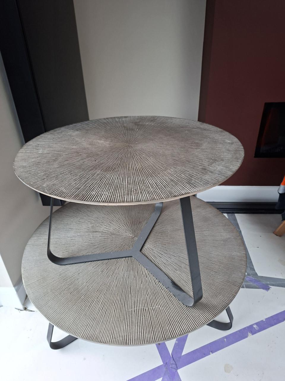 Salontafelset Richmond rond ijzer