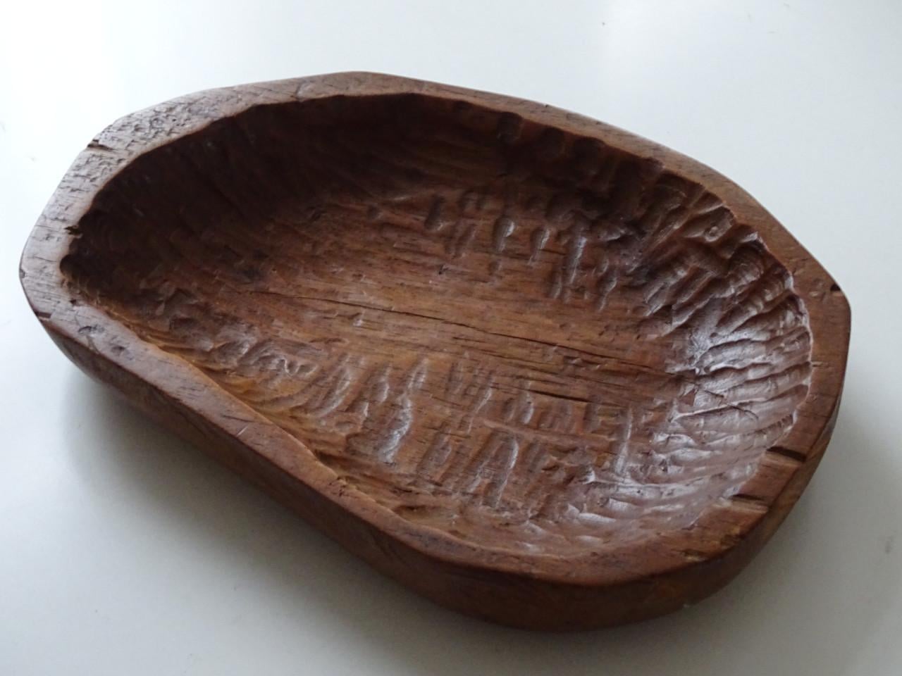 Houten Schaal handwerk houtsnijwerk