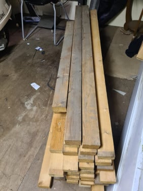 Bundel hout 70 x 40 mm