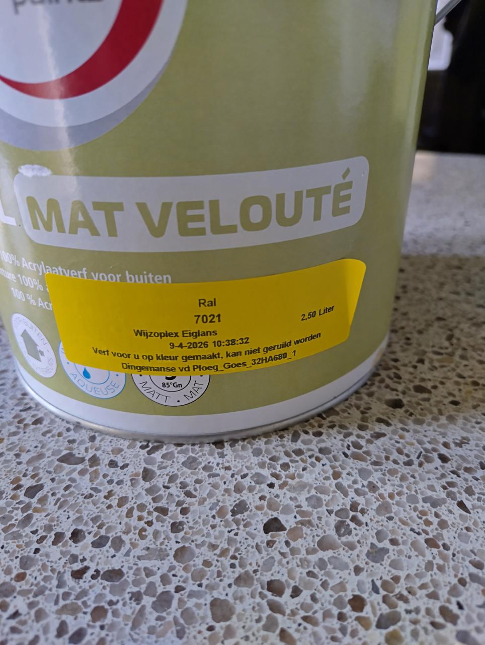 Resacryl borstwering verf