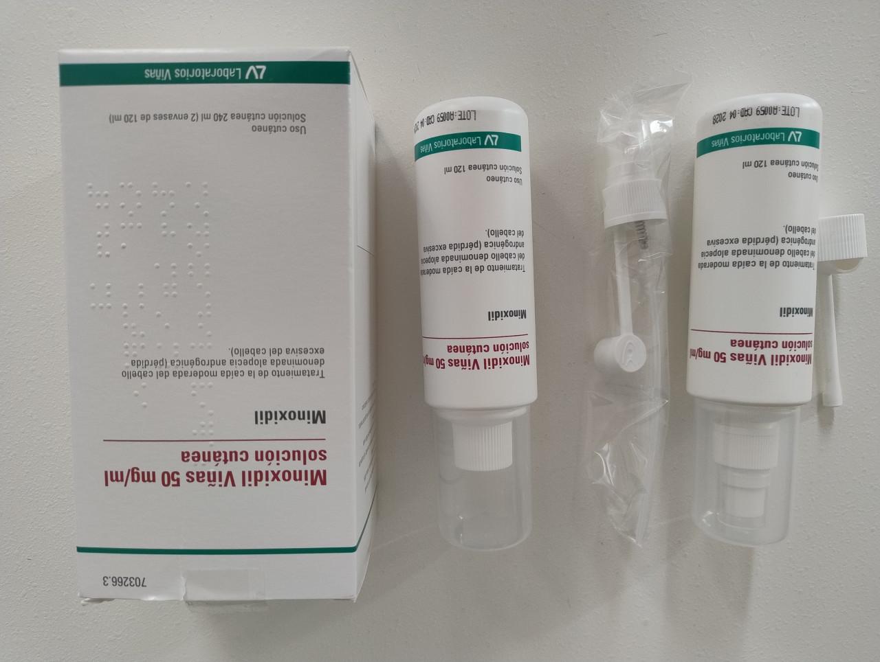 Minoxidil Viñas 50 mg/ml huidoplossing
