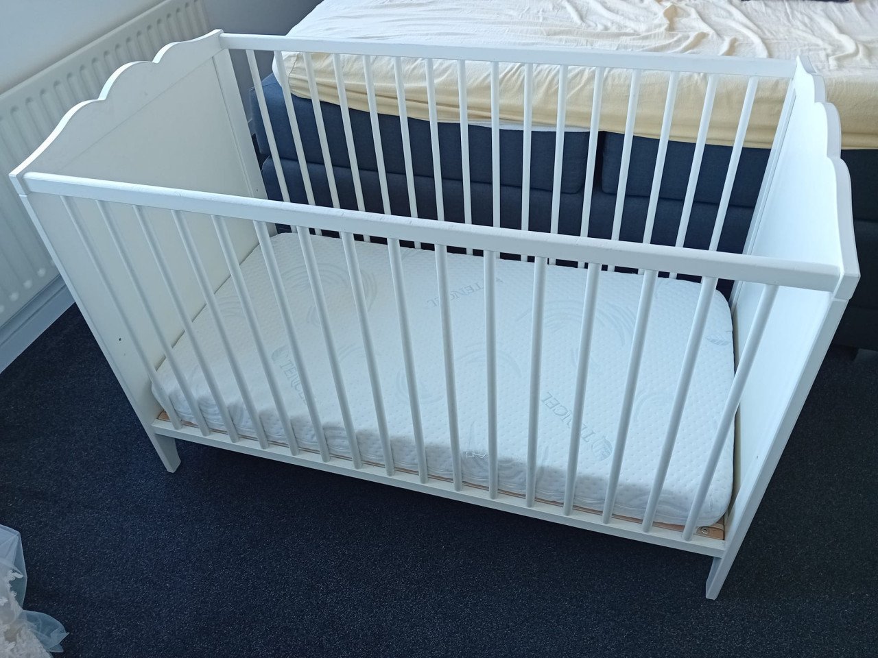 Ledikantje wit 60x120 (excl matras