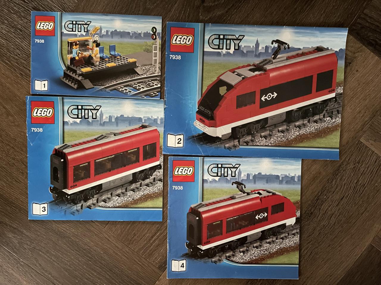 Lego City: Passagierstrein (onderdelen) 7938