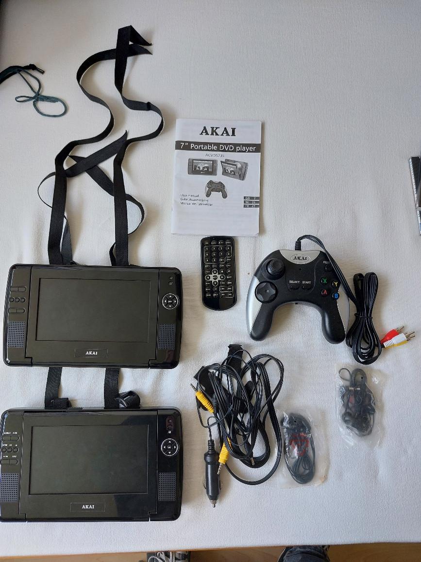 Akai draagbare dvd speler.