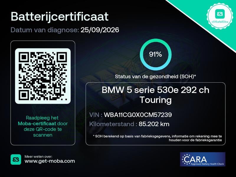 BMW 5-serie Touring - M Sport | BTW | SOH 91% | Laser | Pano | HUD| 19"