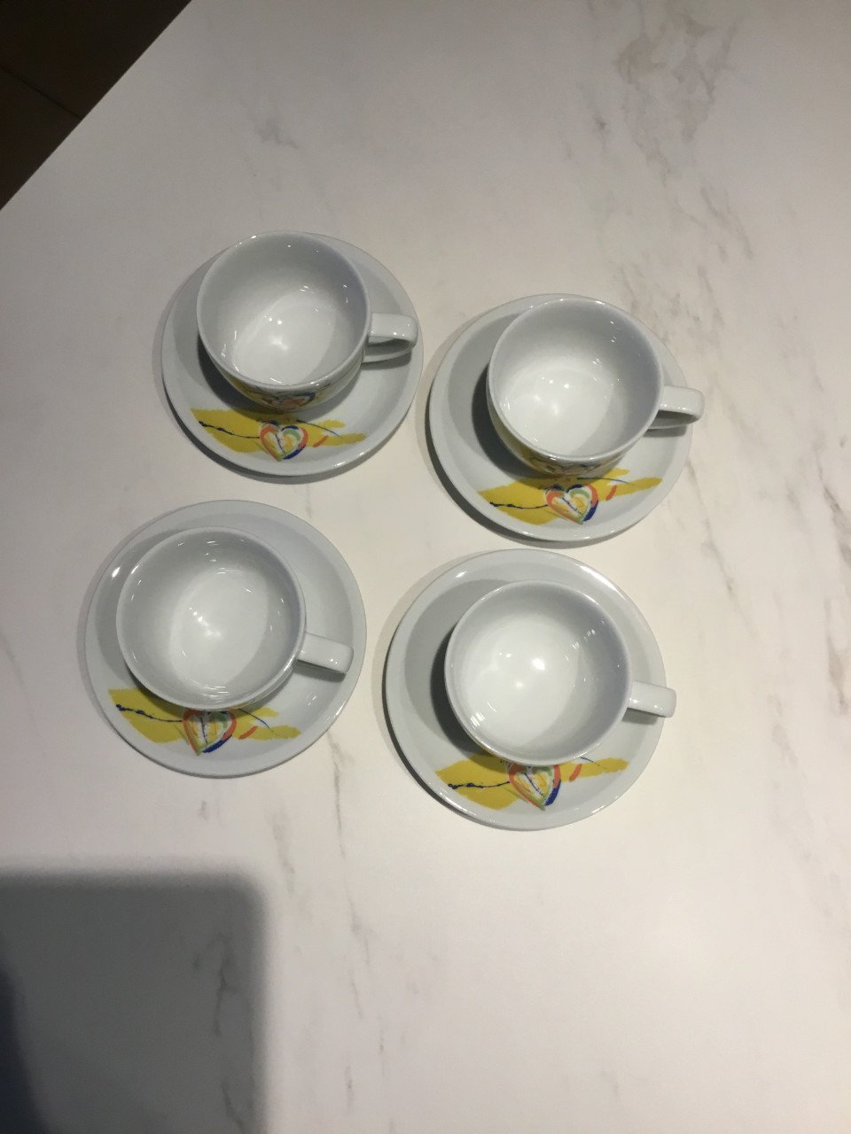 Rosenthal Epoque Carla Manco  kop en schotel 4 stuks