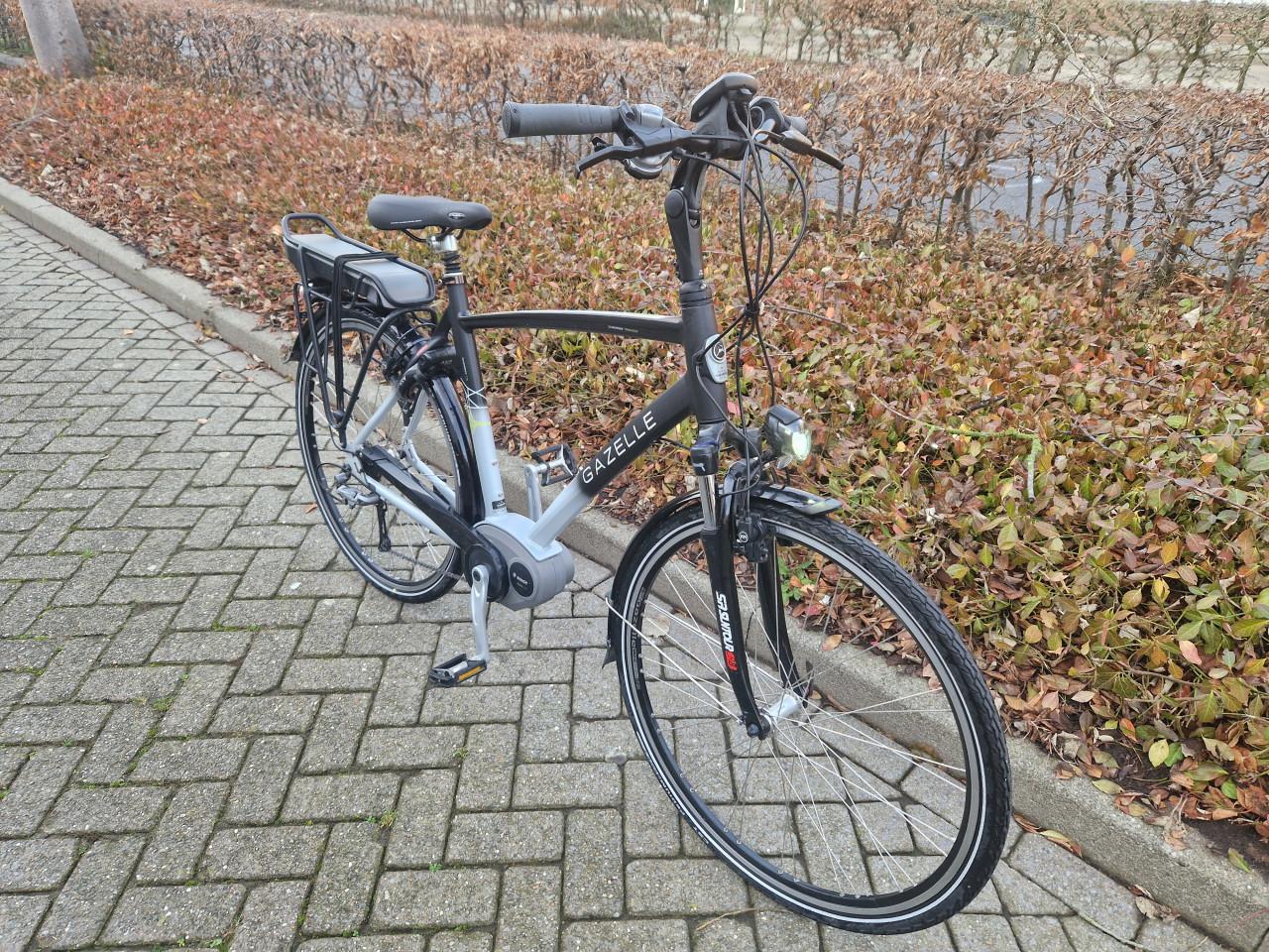Schitterende Gazelle elektrische heren fiets met Bosch middenmotor