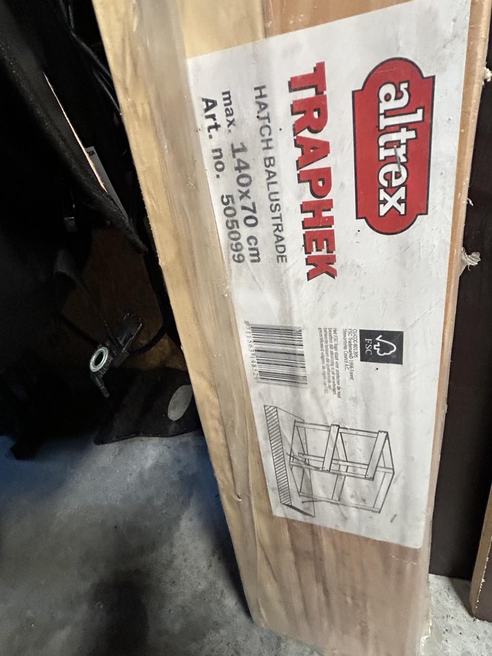 Altrex traphek balustrade