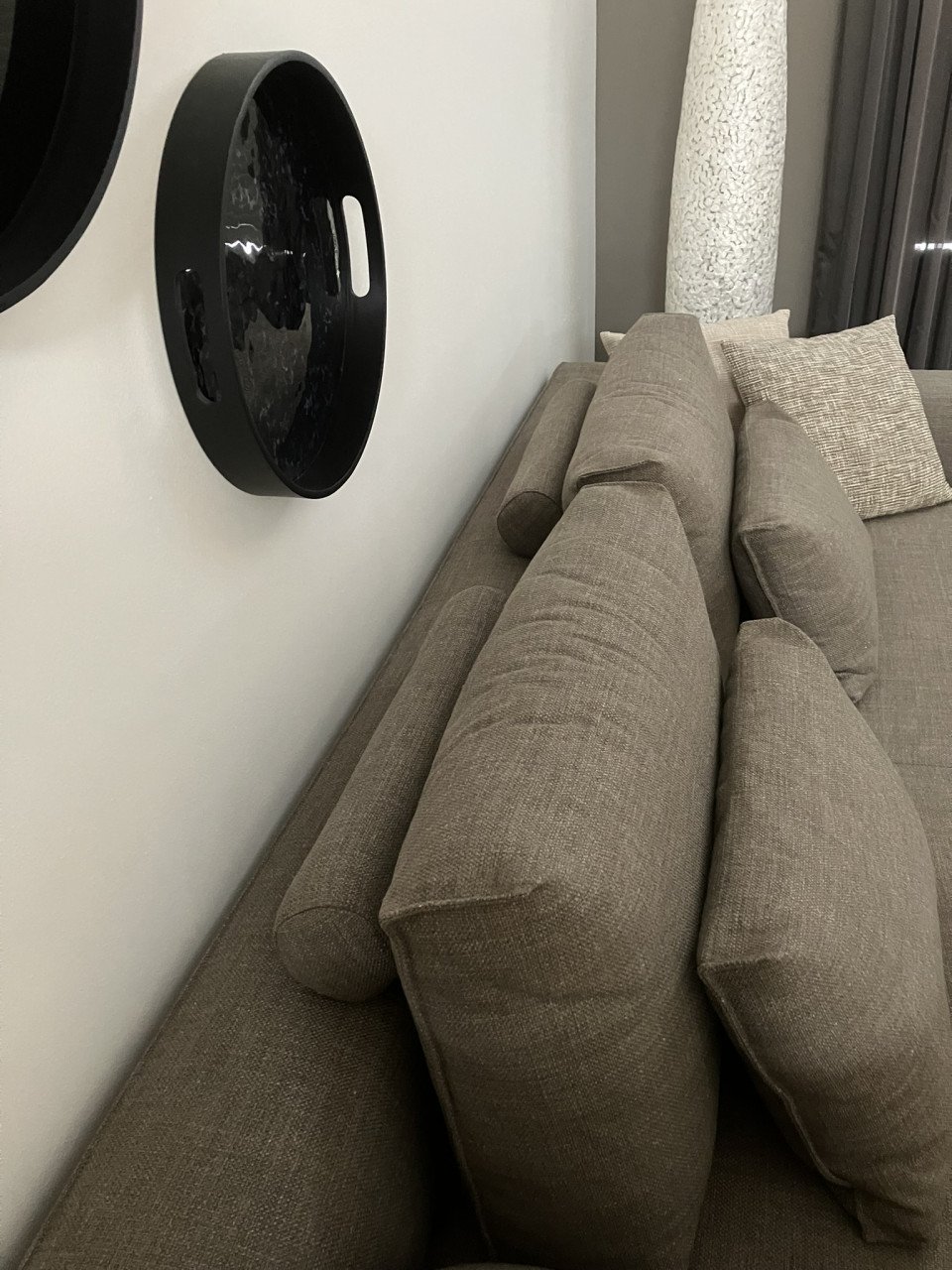Design on Stock grote bank en poef