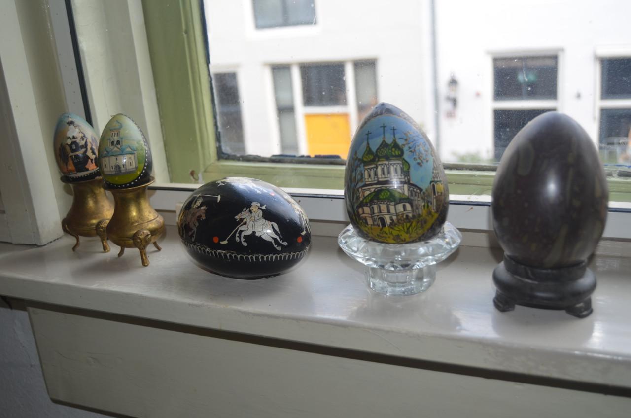 Grote verzameling eieren