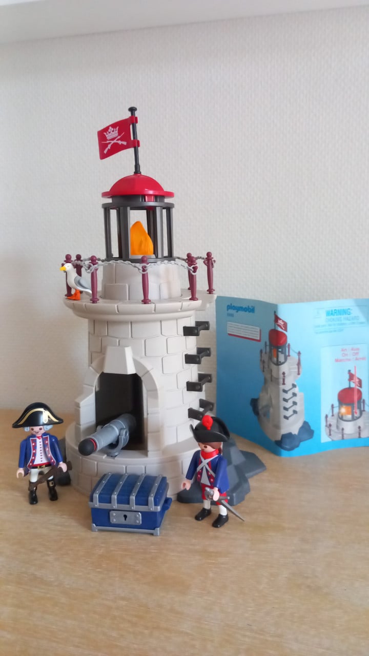 Playmobil vuurtoren met bewaking setnr 6680