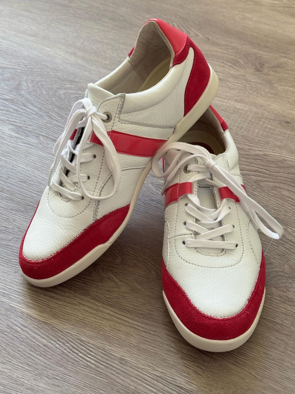 Ongedragen Gaastra damessneakers wit/fuchsia, maat 42